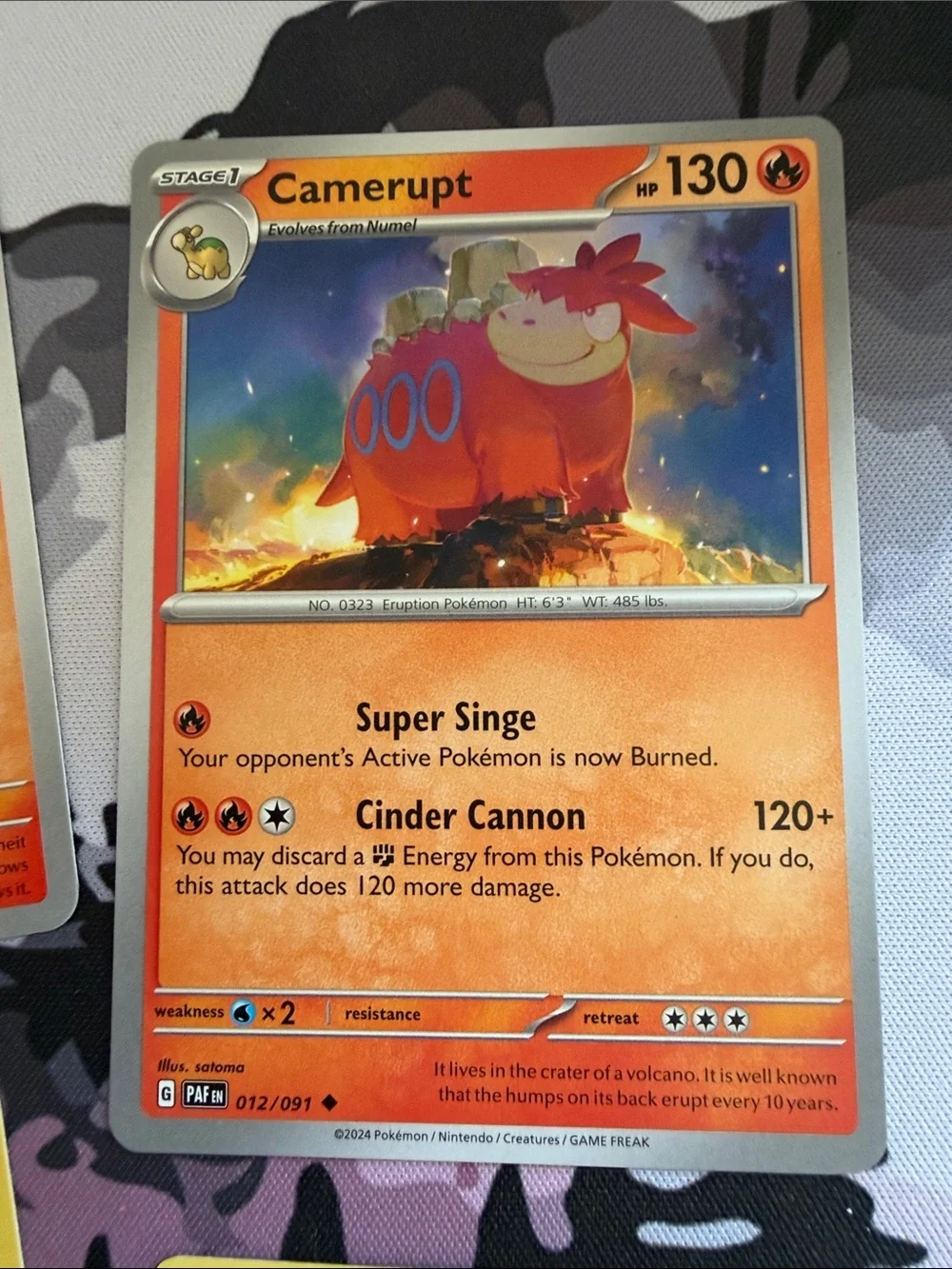 Numel & Camerupt Evolution Lot | Paldean Fates + Pokémon GO | ✨5/$25✨